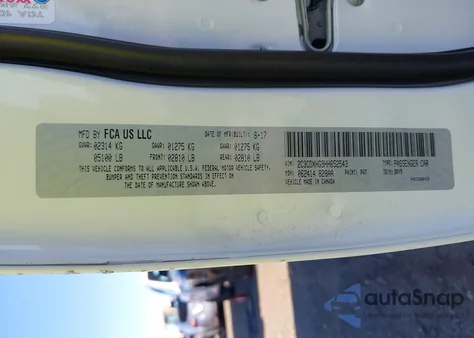 2017 Dodge Charger Sxt Rwd from USA, damaged, VIN 2C3CDXHG9HH652543